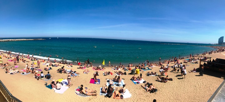 Barceloneta Beach, Barcelona, Spain